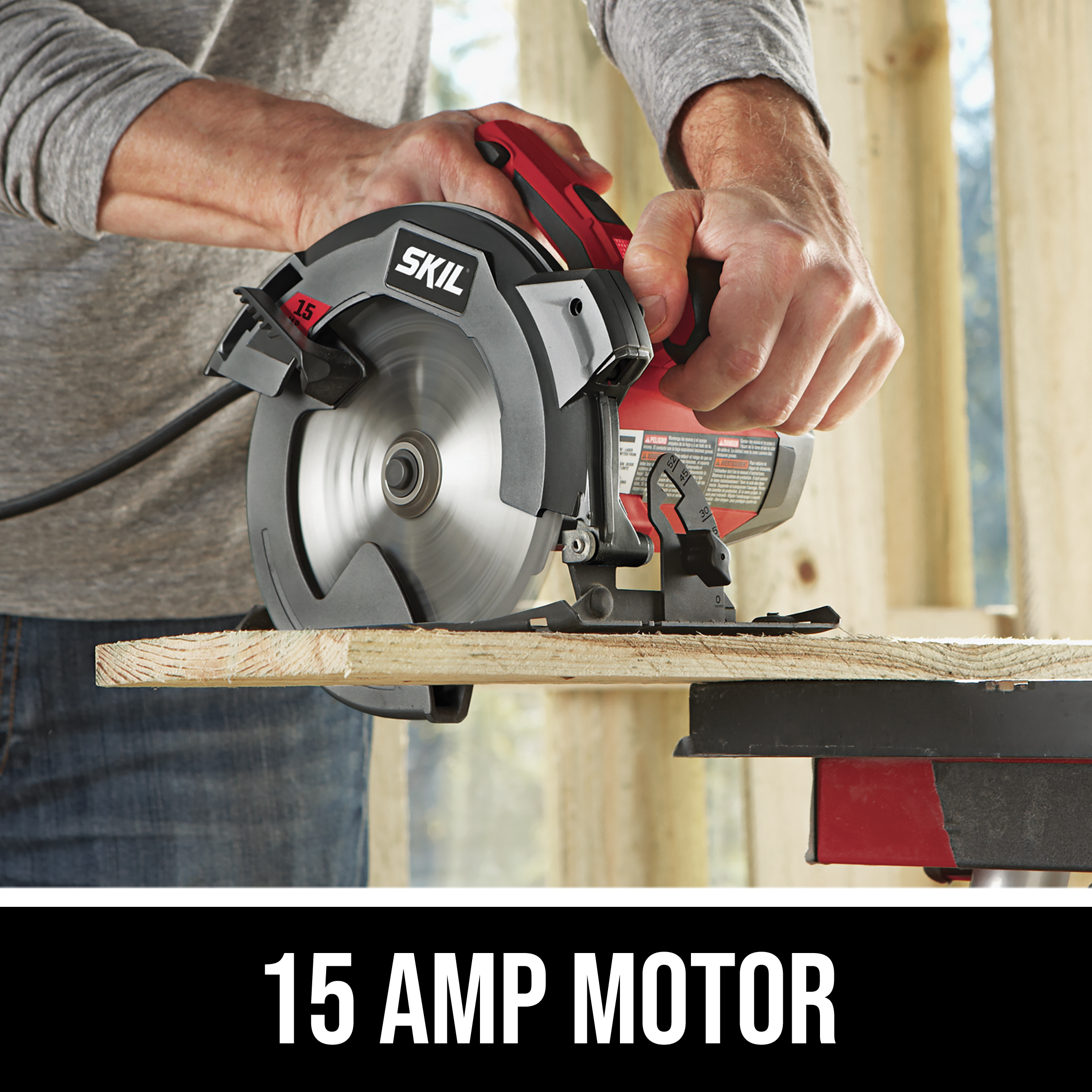 Skil 15 Amp Corded Circular Saw with Laser Guide photo 3