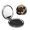 Round Shape, variant on Rustic Lodge Moose Deer Vintage Portable Double-Sided Face Mirror Round Shape, Magnifying Compact Pocket Mirror with PU Leather Cover