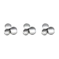 thumbnail image 3 of Ounissouiy 3 Pieces/Set Dumpling Skin Mould Maker Steel Pastry DIY Making Bakeware Tool Cooking Doughs Baking Stainless for Restaurant Type1 NO1, 3 of 6
