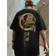thumbnail image 3 of Nuevas y divertidas camisetas gráficas de danza del león para hombres, camisetas de algodón de manga corta de verano, camisetas de cuello redondo de gran tamaño Y2k, 3 of 5