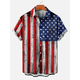 thumbnail image 2 of Camisas con gráficos de celebración del Día de la Independencia para hombres, camisa con cuello vuelto con estampado 3D, camisa de manga corta, camisas de verano para niño, 2 of 4