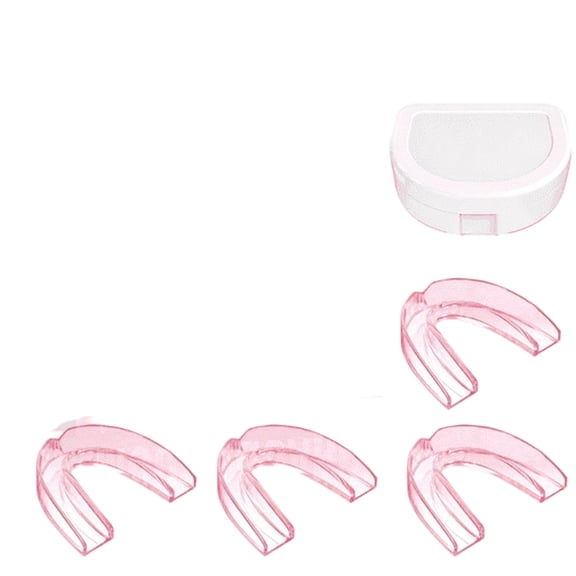 XIRQI Mouth Guard for Clenching Teeth at Night,Mouth Guard for Grinding Teeth at Night,Anti-Snoring Device,Small Size for Women Night Guards for Teeth Grinding,4Pcs/2Sizes