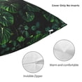 thumbnail image 3 of Yiaed Lush Foliage Green Plant Print Pillow Covers Super Soft Decorative Square Throw Pillow Covers Case Cushion Covers for Sofa Couch Bedroom Car Decor（No pillow core）-26"x26", 3 of 7
