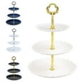 3Tier Fruit Dessert Stand Rack Cake Display Plate Tray Wedding