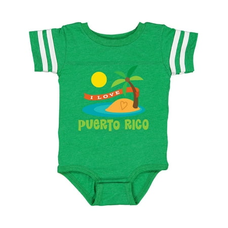 

Inktastic I Love Puerto Rico Gift Baby Boy or Baby Girl Bodysuit