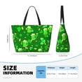 thumbnail image 4 of Gaeub St Patrick's Day2 Beach Travel Bag, Multi-Pocket Beach Bag, Summer Vacation Bag, Beach Essentials Tote, 4 of 7
