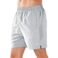 thumbnail image 1 of Pantalones cortos deportivos NORTHYARD Running para hombre de 5 pulgadas, gris claro, 1 of 6