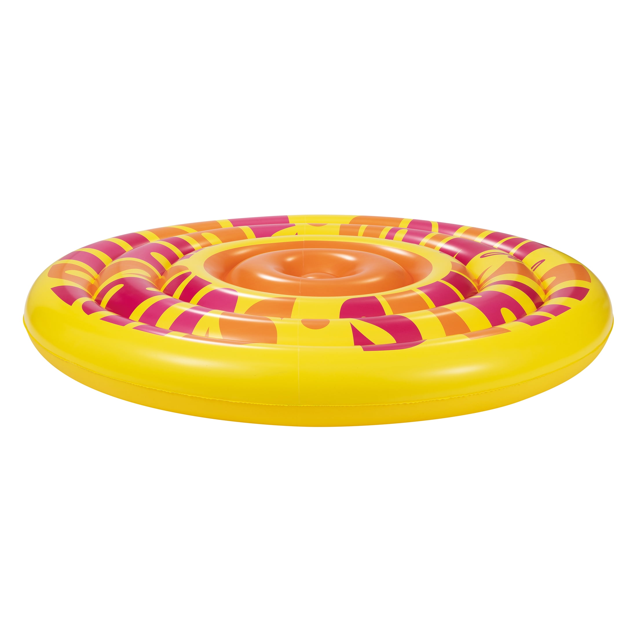 Bluescape Sunshine Island Inflatable Pool Float, Orange & Yellow, Adult, Unisex
