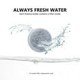 thumbnail image 4 of 19oz Dog Water Bottle with Food Container, Travel Puppy Water Bowl, Portable Pet Dispenser, Dog Stuff Accessories Items, Automatic Feeder Feeding, Puppy Essentials Necessities - Blue, 4 of 9