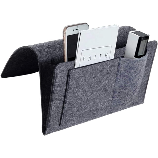 Saco colgante de fieltro-gris medio con abertura lateral-28*22**7cm Fokelyi HFP-0306