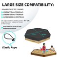 thumbnail image 3 of Funda para arenero para niños, cubierta para arenero, arenero con tapa, para niños de tela Oxford 210d, jardín informal al aire libre, impermeable, resistente al frío (230x200cm), 3 of 5