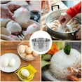 thumbnail image 3 of Multi-use Vegetable Steamer Stainless Steel Steaming Basket Rice Cooker Steamer Basket, 3 of 8