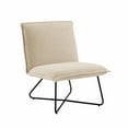 thumbnail image 5 of Linon Kenny Pillow Chair, Beige Sherpa, 5 of 9