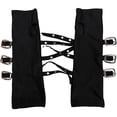 thumbnail image 3 of Yvsxxv Black Metal Buckle Punk Fingerless Gloves Casual Arm Warmer, 3 of 7