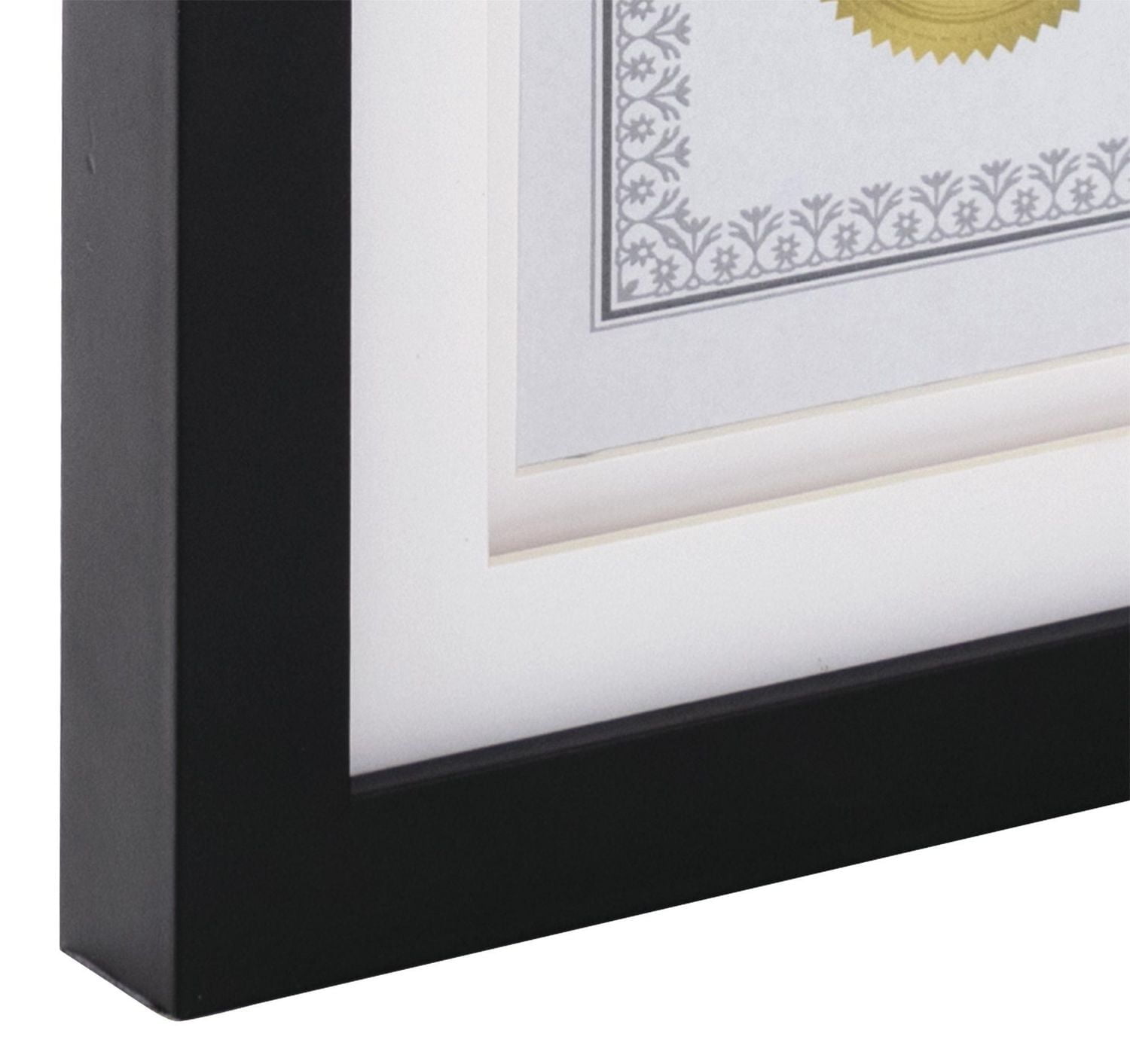 kieragrace KG Morgan Double Mat Frame – 10.5-Inch by 13-Inch, Black