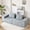 Gray, variant on LUXAPA 107" Sofa Couch, Cloud Foam Sofa, Oversized Chenille Couch with Wide Armrests, 3-Seater Deep Seat, No Assembly Required, Compressed Living Room Furniture, Black