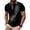 Gray1, variant on Klisyaur Color Block Blouses for Mens Short Sleeve Golf Collared Lightweight Breathable Tops Casual Fashion Clothes