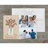 Rustic Berries - Deluxe 5x7 Personalized Holiday Christmas Card