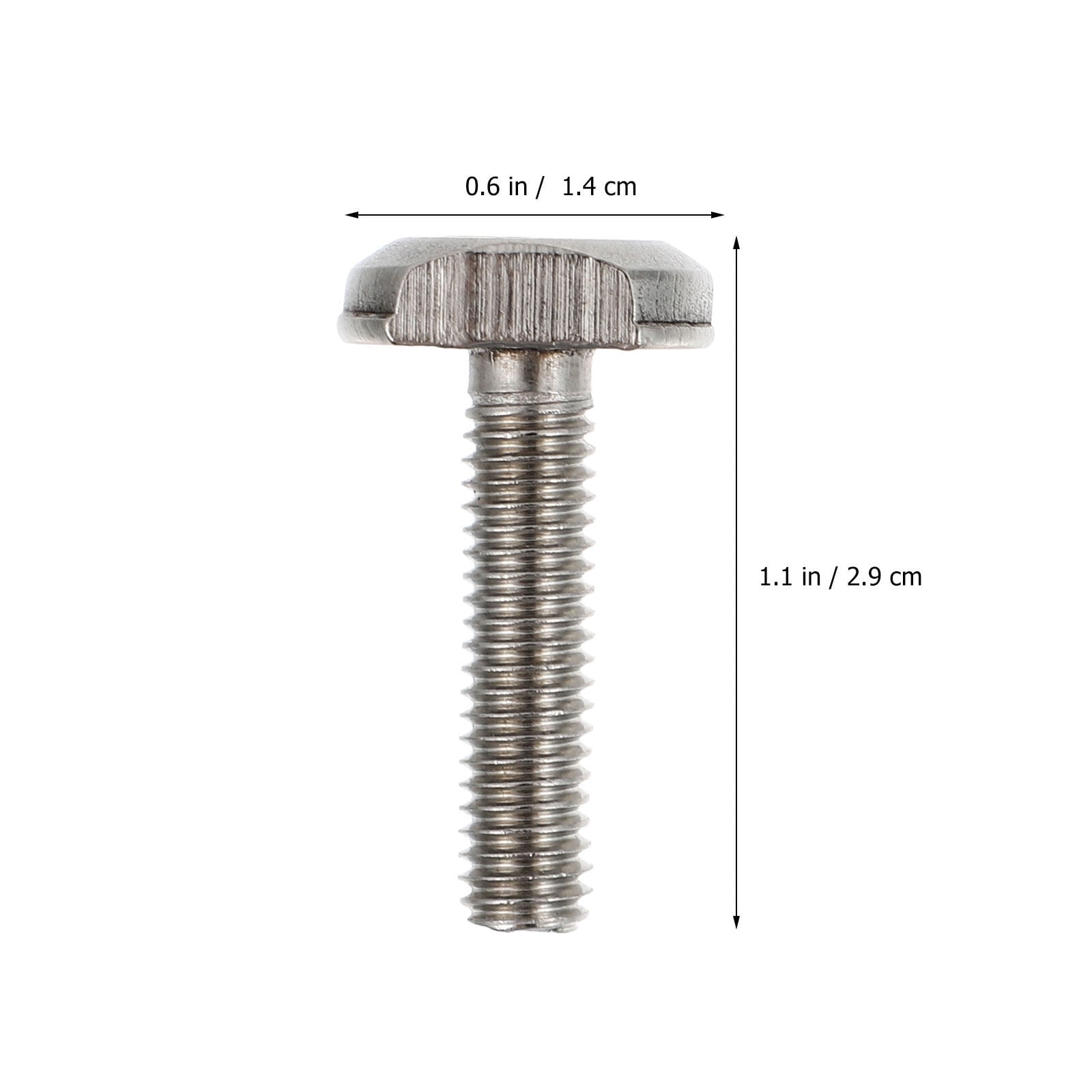 20Pcs Stainless Steel Threaded Rod Clamping Bolt for Tslot Thead