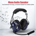 thumbnail image 4 of Ccdes Pilot Headset, Dual Plug Aviation Headphone,General Aviation Headset, Dual Plug Pilot Headphone, 3.5mm Noise Reduction Headset for Pilots, 4 of 7