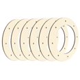 thumbnail image 1 of Anillo de madera con forma de corona de madera Worown de 8 pulgadas, paquete de 6, 1 of 7