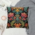 thumbnail image 2 of Chilfamy Pillows Cover Retro Pattern Classic Colors Modern Pillow Cover Retro 70s Color Lines Throw Pillows Cushion Case for Sofa Couch Cushion Case Outdoor Home Decoration White, 2 of 5