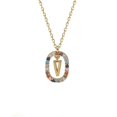 thumbnail image 1 of Collar con colgante de Lujo Pdpaola25 letras shaofei Código de Producto 50137 color Oro, 1 of 1