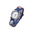 thumbnail image 1 of Reloj unisex con correa elegante de silicona azul, reloj con patrón de astronauta, 1 of 3
