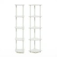 thumbnail image 4 of Furinno Turn-N-Tube 5 Tier Corner Display Rack Multipurpose Shelving Set of 2, 4 of 6