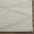 thumbnail image 4 of SAFAVIEH Montauk Bailey Geometric Diamond Cotton Area Rug, Light Blue, 4' x 6', 4 of 6