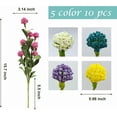 thumbnail image 2 of Artificial Flowers Outdoor, Faux Artificial Plants Shrubs Flower Bulk for Hanging Planter Porch Window Home Garden Porch Decor(,Multiple Color), 2 of 5