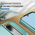 thumbnail image 3 of REQO Military Grade Drop Protection Shockproof Cell Phone Case for Google Pixel 8a, Green, 3 of 6