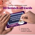 thumbnail image 2 of Date Night Scratch-Off Cards Movie Trivia Popcorn Gift Set - Ultimate Couple Games for Date Night at Home - Valentines Day Gifts For Her & Him, 2 of 10