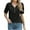 Black, variant on Zunfeo Summer Blouse for Women Puff Sleeve Ladies Tops Elegant Dressy Tops for Going Out Wine M