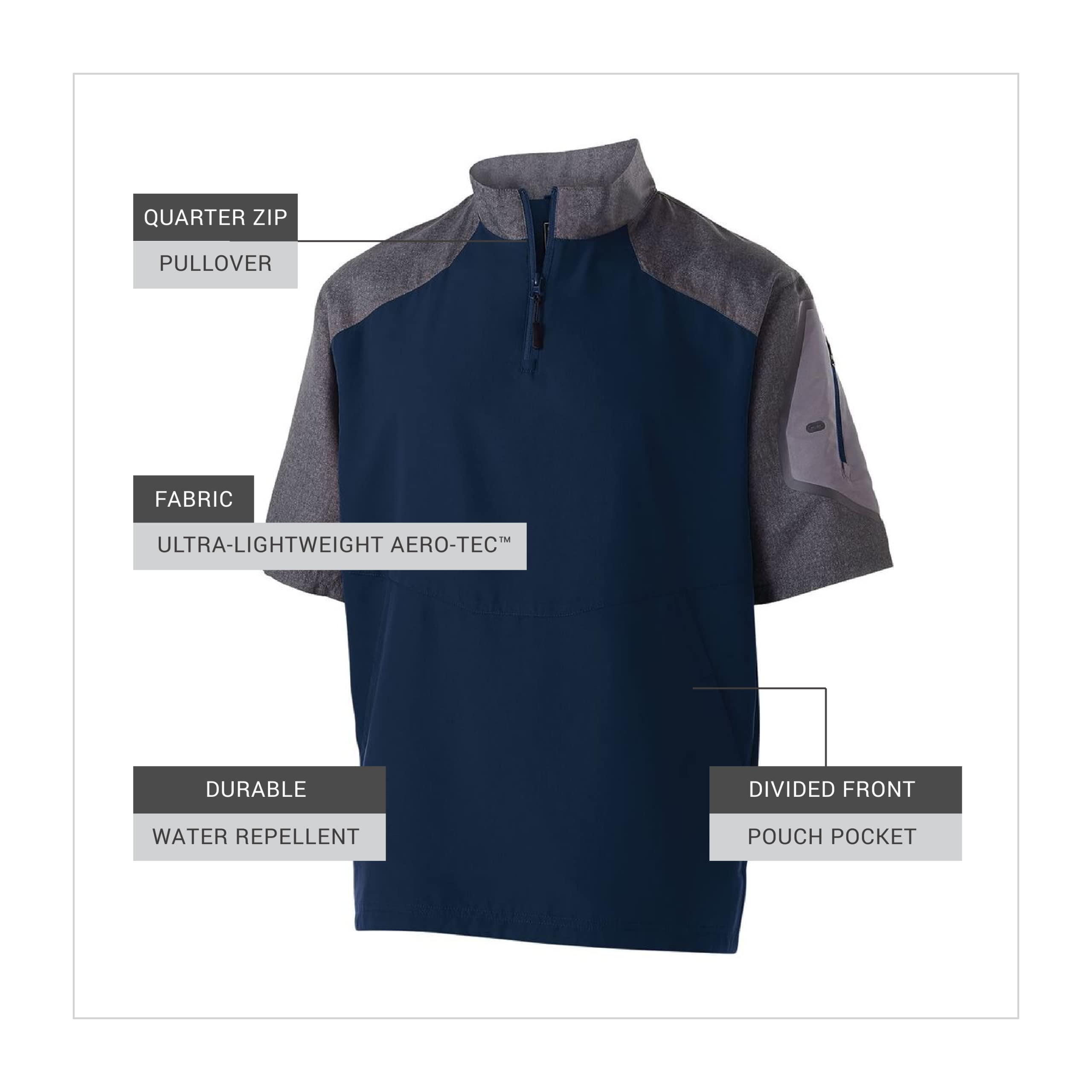 Raider Short Sleeve Pullover 4Xl Carbon Print/Navy - Walmart.ca