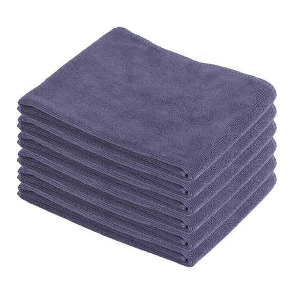 Lilgiuy Gary Salon Towel for Drying Hair, Pack of 6(30"X 13.7") Solid Color Soft Skin-friendly Thickened and Absorbent Microfiber Towels for Salon, Hand, Gym, Bath, Spa and Home Hair Care