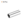 thumbnail image 3 of Unique Bargains Écrou d'Accouplement Rond M4x0,7 Mm 15mm Fileté Connecteur Tige Tige Tube Goujon 30 Pack, 3 of 4
