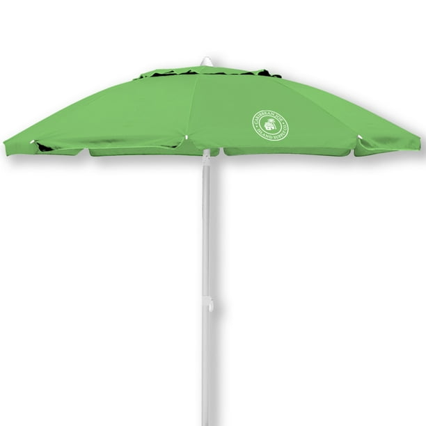 Caribbean Joe 6.5' Tilting Double Canopy Beach Umbrella with Case