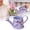 Purple - 12cm, variant on Junepar 0.26 Gallon Metal Watering Can for Outdoor Indoor Decorative Countryside Style Small Water Can with Bow for Home & Garden Decor 1L Green
