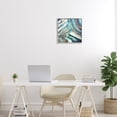 thumbnail image 2 of Stupell Industries Abstract Detailed Blue Turquoise Agate Geode Rock Design Graphic Art Gray Framed Art Print Wall Art, 17x17, by Mindy Sommers, 2 of 6