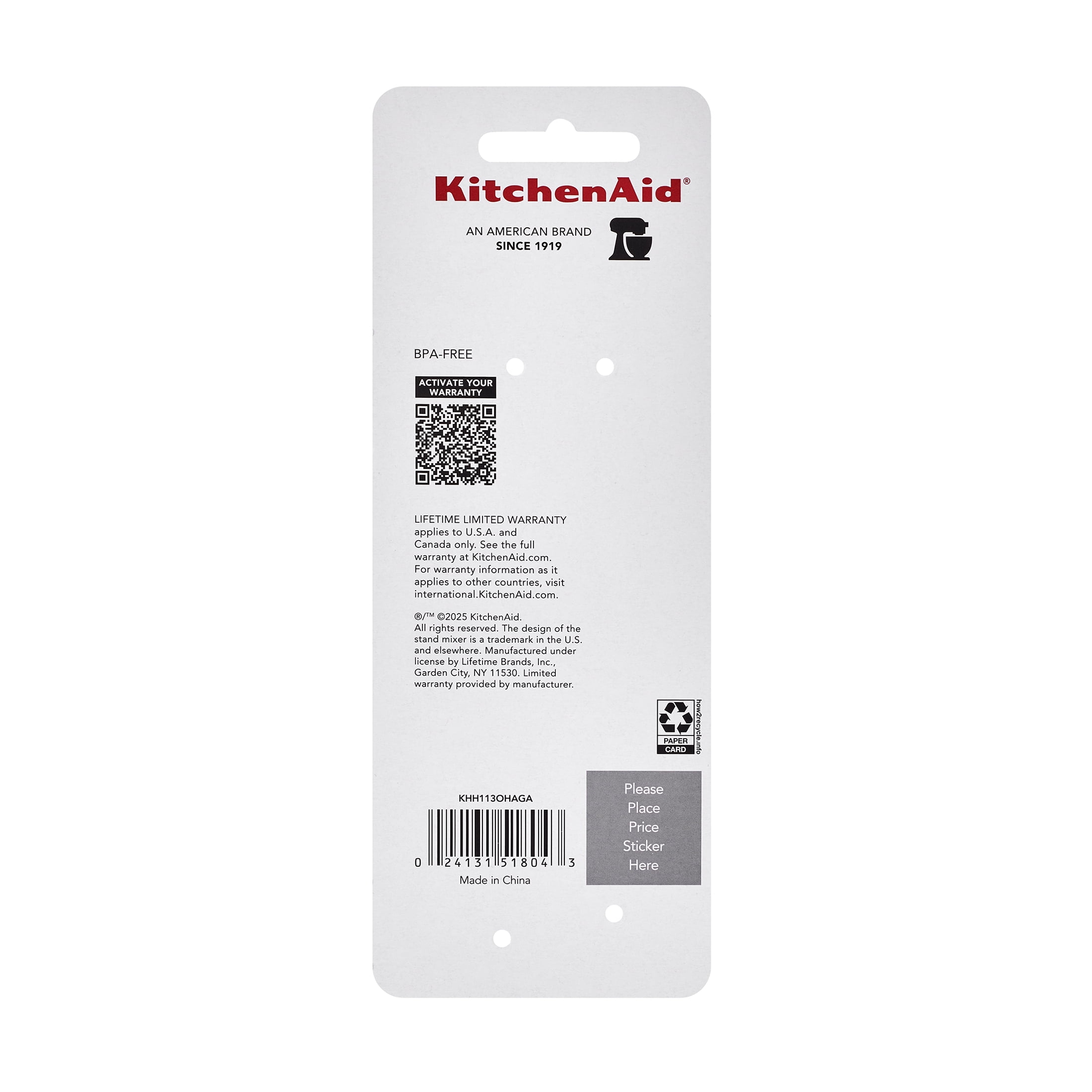 KitchenAid Stainless Steel Pizza Cutter Wheel with Finger Guard and Ergonomic Handle, Agave