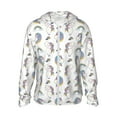 thumbnail image 2 of Lsque Funny Kawaii Unicorns Dancing UPF 50+ Lightweight Sun Protection Men's Women's Long Sleeve Shirt, Hoodie Performance -3X-Large, 2 of 9