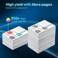 thumbnail image 4 of 910XL Ink Cartridges Compatible for 910 910XL Combo Pack for OfficeJet Pro 8020 8025 8028 8035 8010 8022 8015 8018 Printer ( 1 x Yellow ), 4 of 7