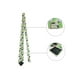 thumbnail image 2 of INSPIRE CHIC Corbata de lunares para hombres, juego de clip de corbata, gemelos, pañuelo de bolsillo, boda de negocios verde, 2 of 6
