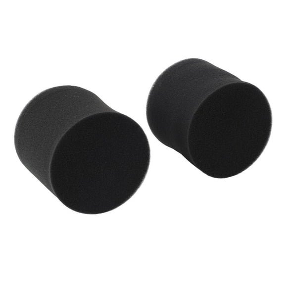 Speaker Port Tube Sponge, 2 Pcs Reduces Standing Wave Speaker Cabinet Port Tube Sponge 90mm Dia. 80mm H Enhance Bass Reflex for PA DJ Subwoofer Bass Box