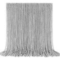thumbnail image 1 of Collares de cuentas YAXINRUI plateados de 33 pulgadas y 144 piezas para fiestas, 1 of 7