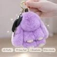 thumbnail image 6 of Soft Bunny Keychain with Tin,Cute Easter Gift Plush Keychain for Backpack,Bag Charm Gift Key Chain, 6 of 7