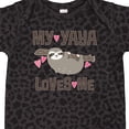 thumbnail image 4 of Inktastic My Yaya Loves Me Sloth Girls Baby Bodysuit, 4 of 5