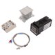 thumbnail image 1 of Termostato digital PID de 4 piezas, controlador de temperatura de respuesta rápida con kit de relé de disipador de calor termopar AC100V-240V 25A, 1 of 12