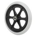 thumbnail image 2 of 8 Inch Wheelchair Front Wheels Disabled TPR Wheels Wheelchair Accessory, 2 of 5